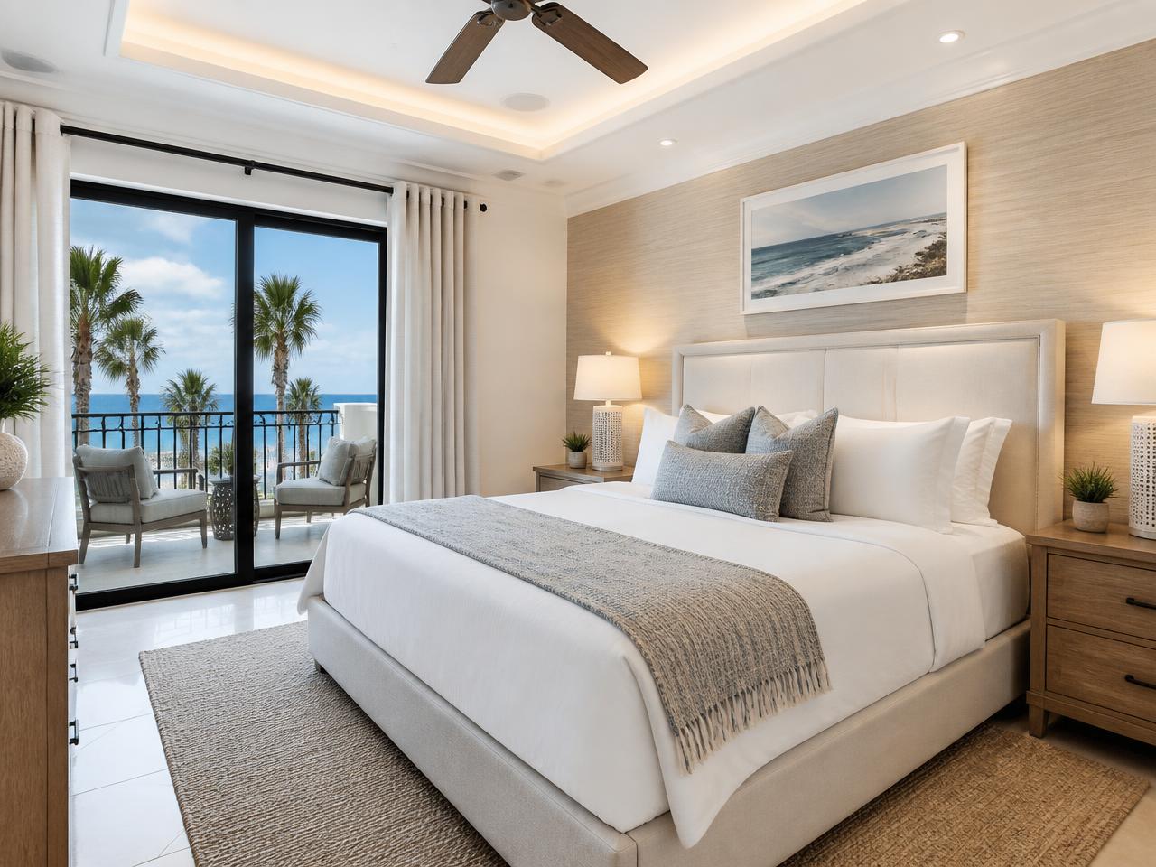 Guest-ready vacation rental bedroom